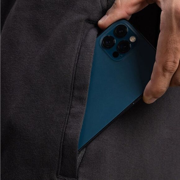 NWT 686 M Washed Black Everywhere Double Knit Performance Shorts - Picture 6 of 8